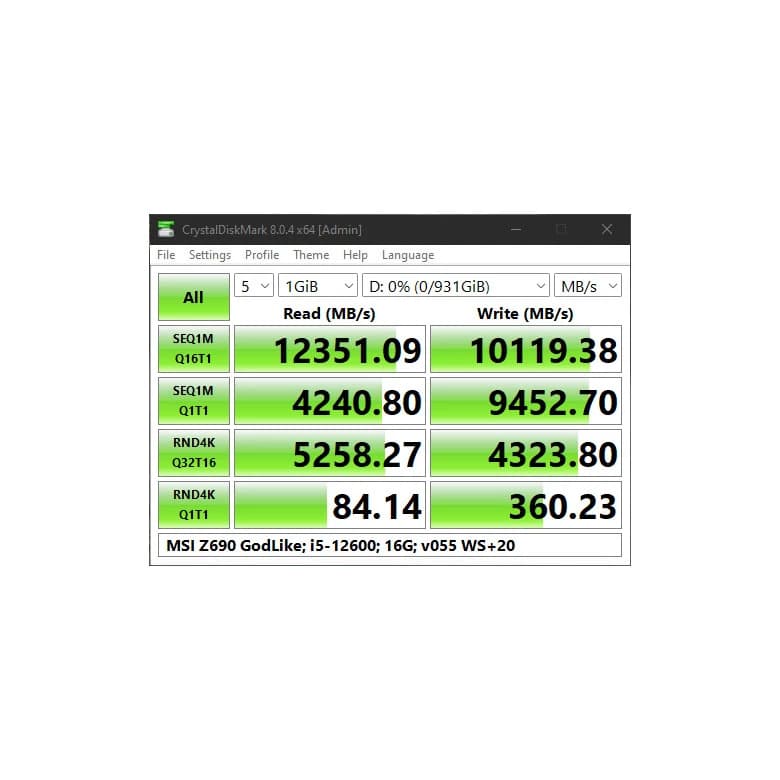 اس اس دی اینترنال ام اس آی مدل SPATIUM M460 ظرفیت یک ترابایت — تصویر ۴