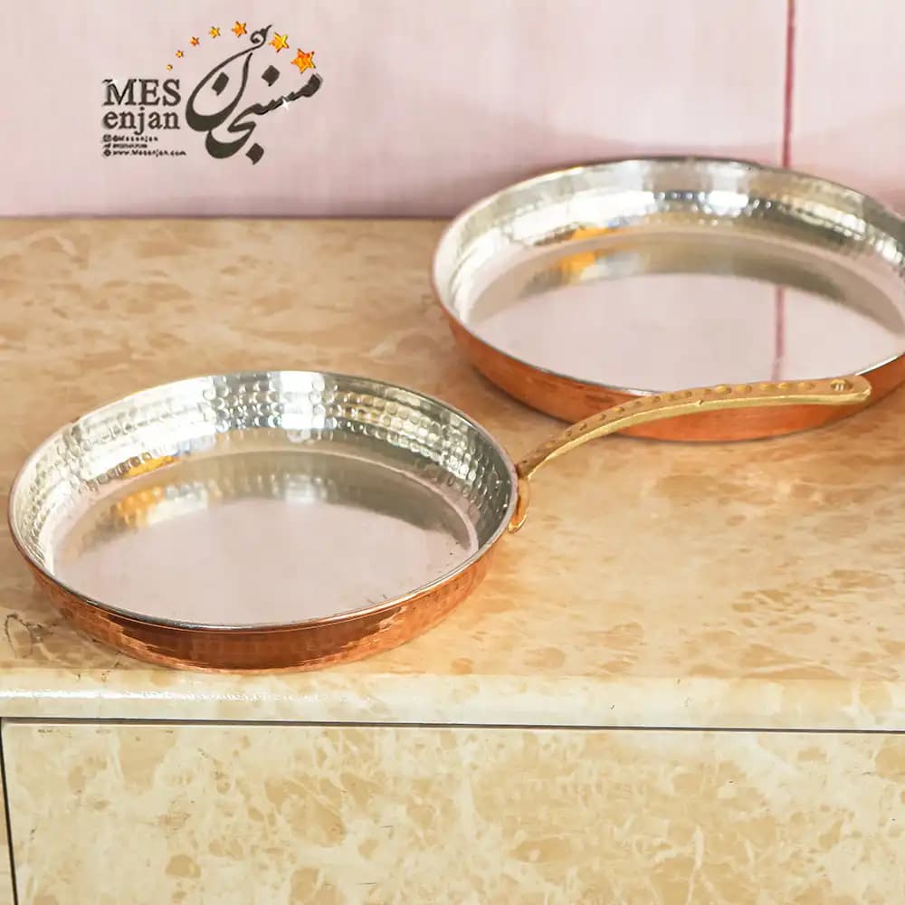 ماهیتابه مسی تک دسته برنجی | خرید ماهیتابه مسی با کیفیت و اصیل