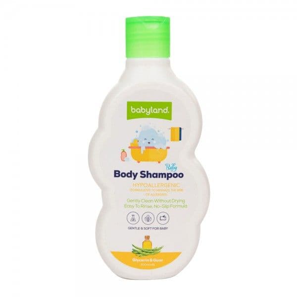شامپو بدن حاوی گلیسرین و گوار بی بی لند 200 میل babyland — تصویر ۵