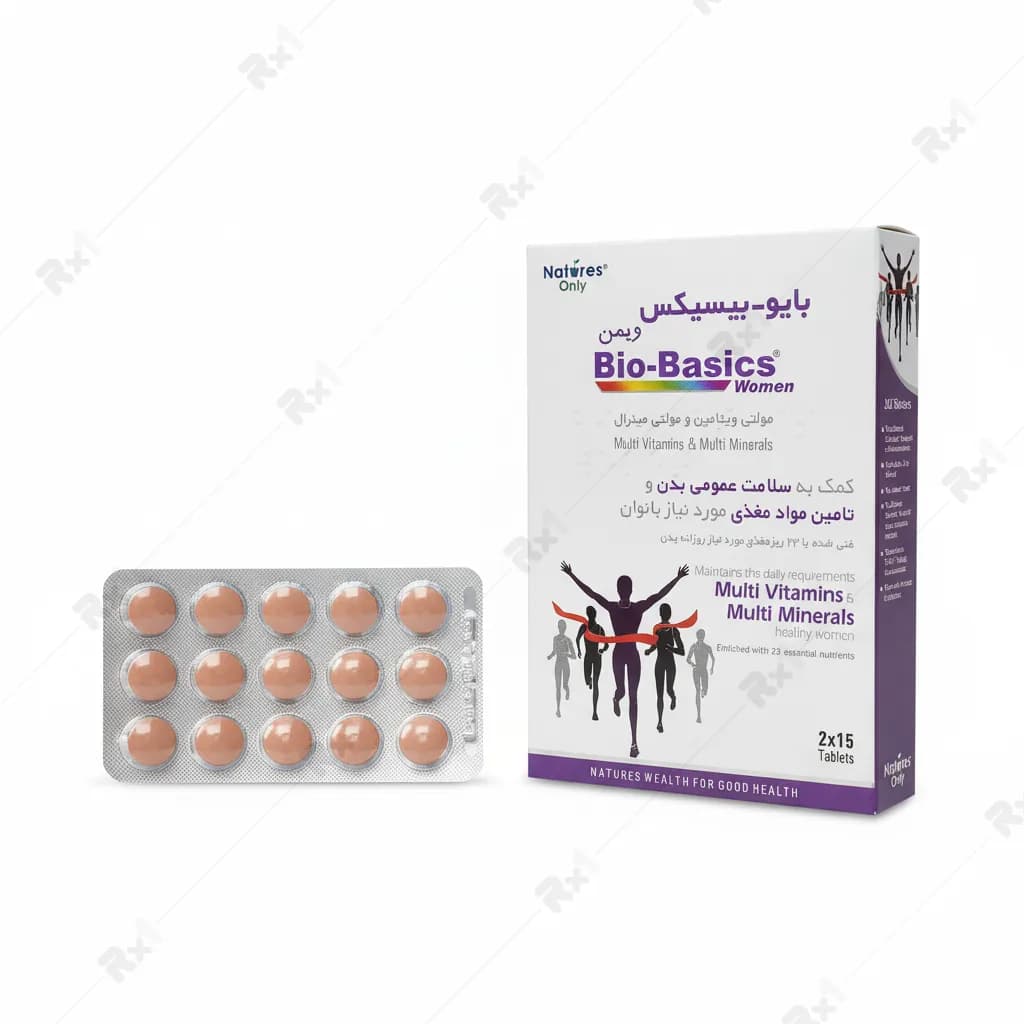 قرص مولتی ویتامین بایوبیسیکس نیچرز اونلی بانوان 30 عدد