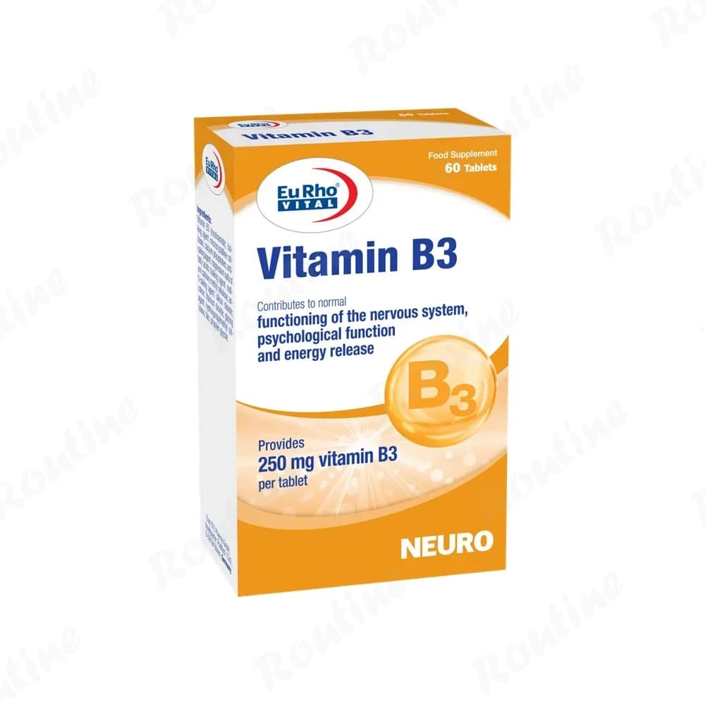 قرص ویتامین B3 یوروویتال 60 عدد — تصویر ۱۰