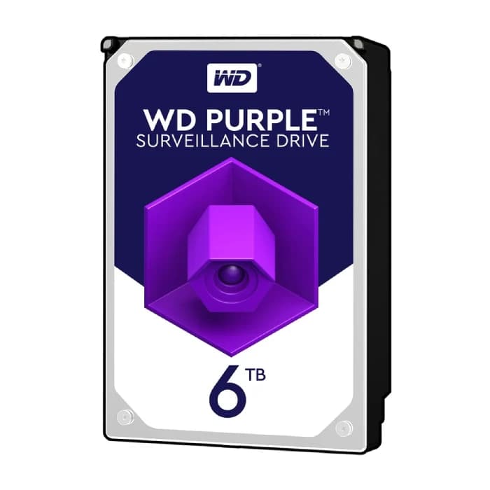 هارد اینترنال وسترن دیجیتال مدل purple ظرفیت 6 ترابایت