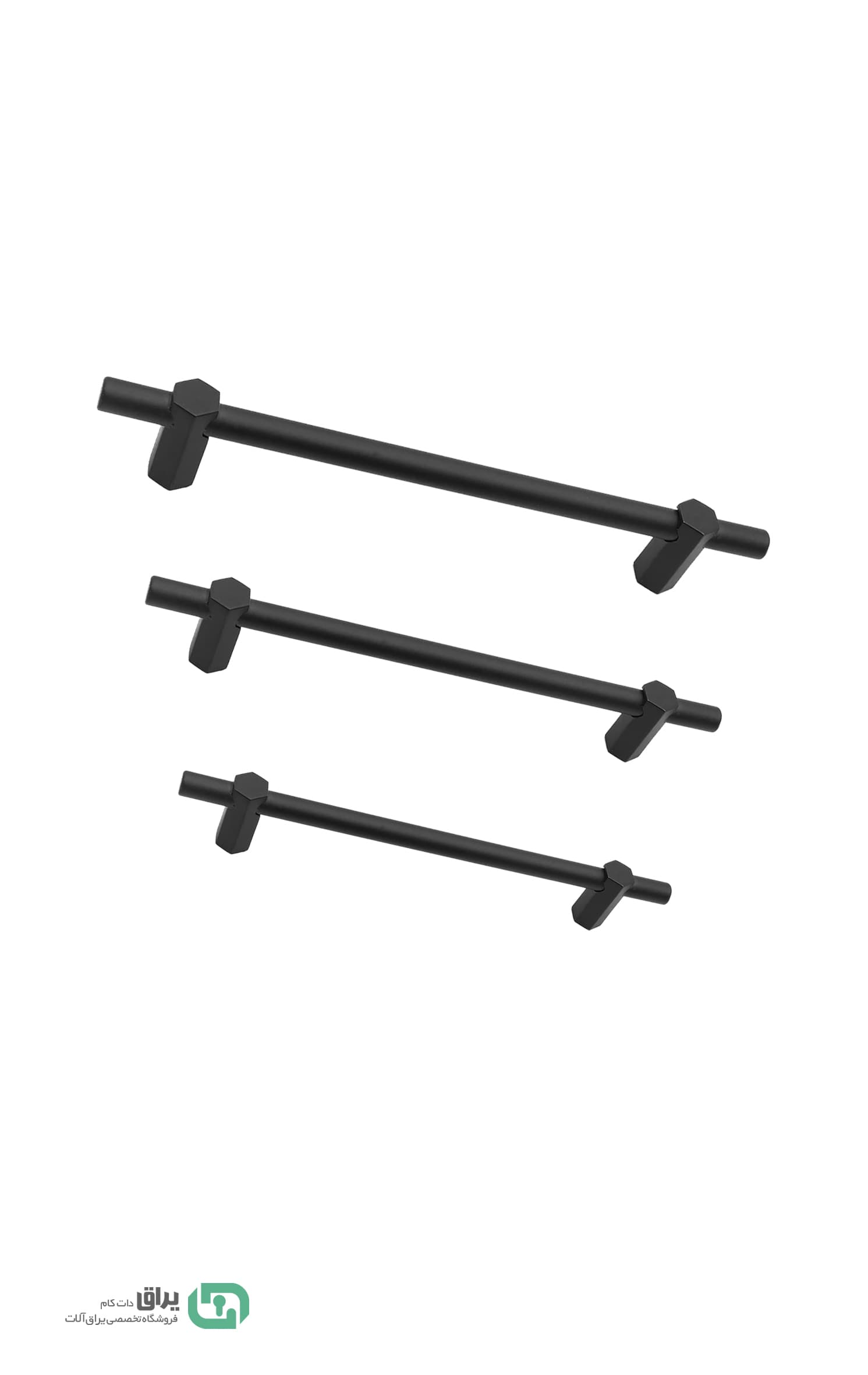 دستگیره کابینت دو پیچ 1500 مولکول - Molecole