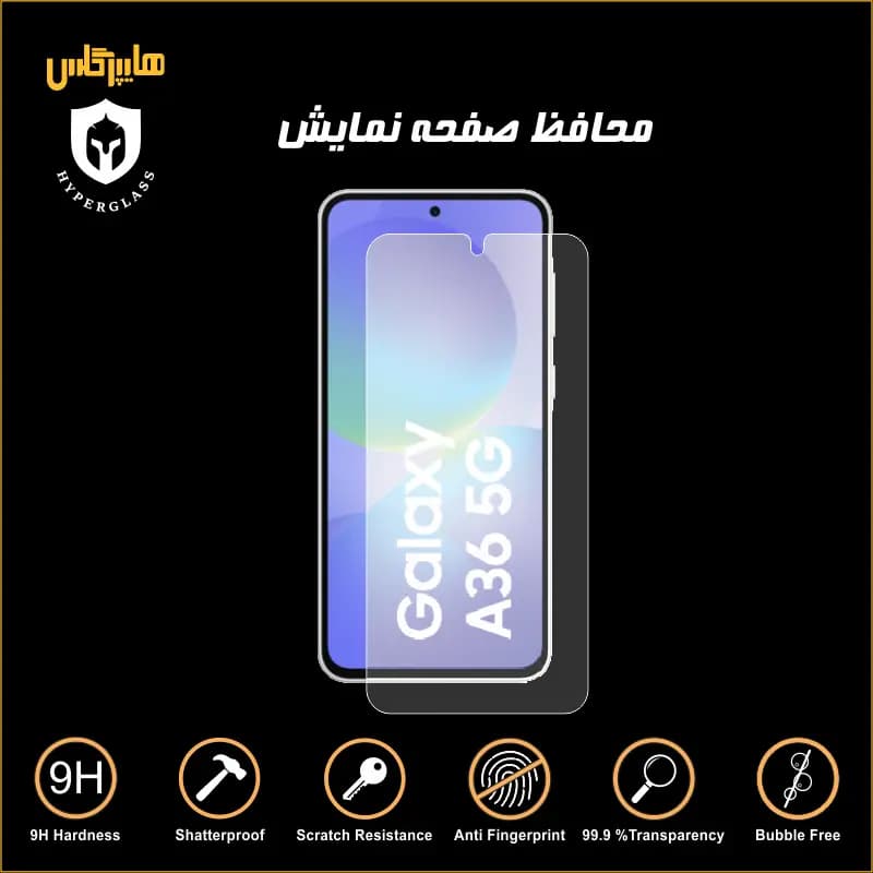 محافظ صفحه نمایش گوشی سامسونگ Galaxy A36 — تصویر ۴