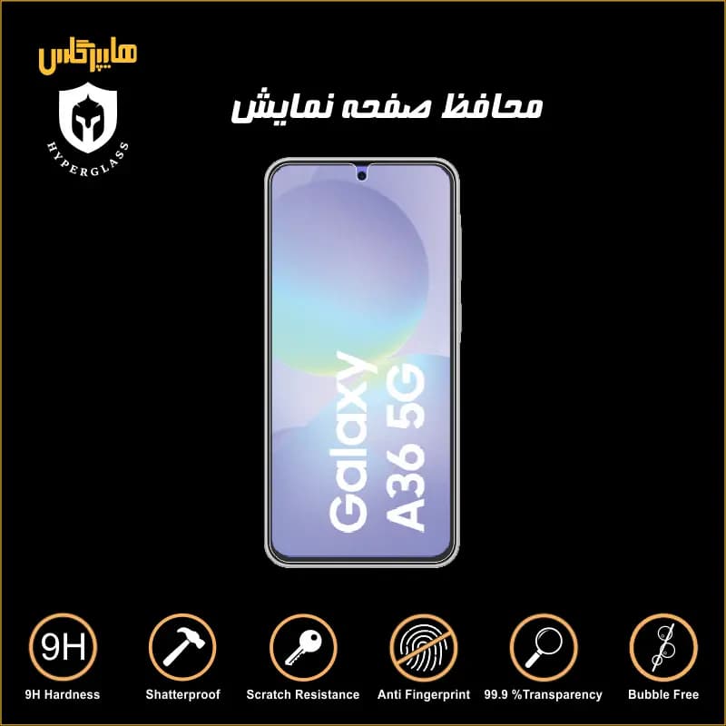 محافظ صفحه نمایش گوشی سامسونگ Galaxy A36 — تصویر ۳
