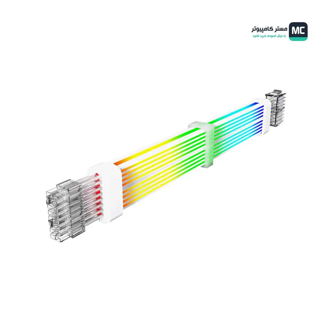 کابل اسلیو گیم مکس VGA/CPU 2x8pin White — تصویر ۲