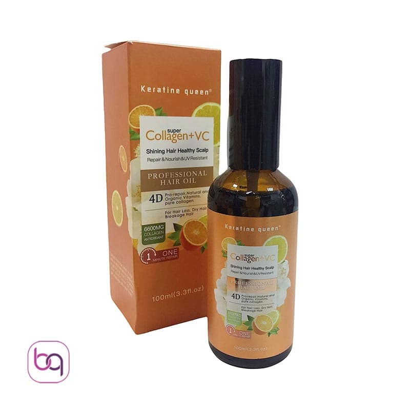 روغن مو کلاژن و ویتامین C کراتین کویین keratine queen — تصویر ۲