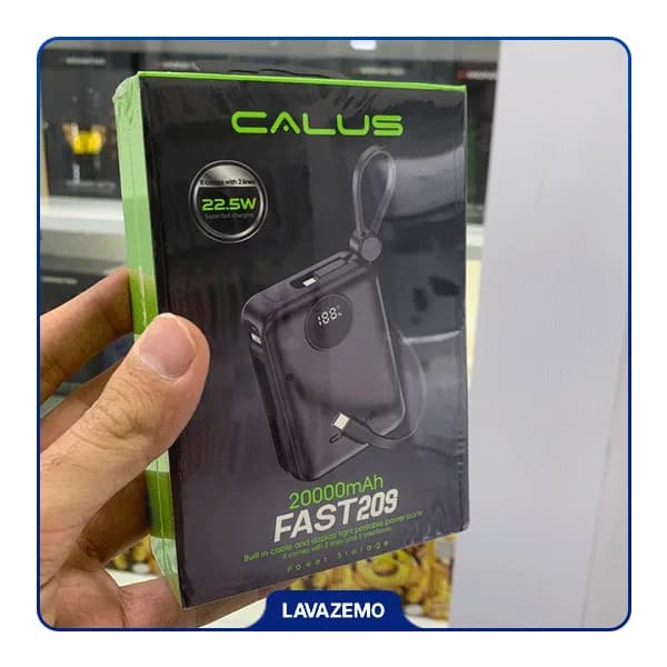 پاوربانک CALUS مدل FAST 209 ظرفیت 20000 میلی‌آمپر — تصویر ۲