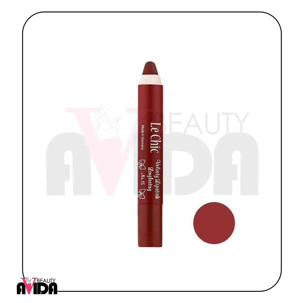 رژ لب مدادی لچیک شماره 15 Lechic Lipstick Pencil — تصویر ۳