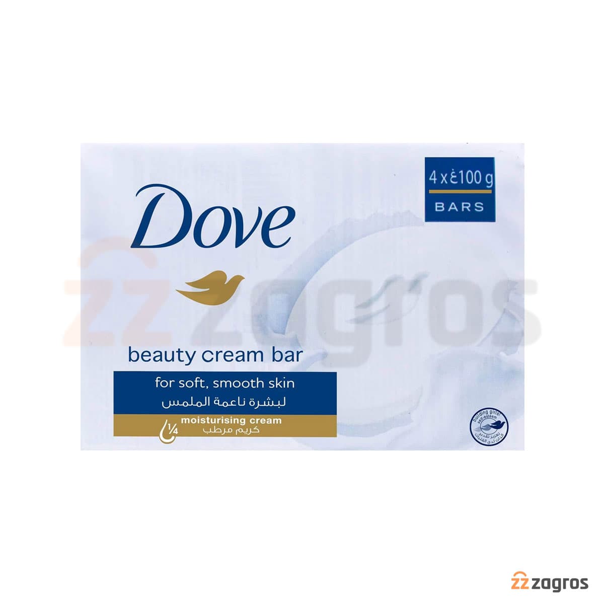 صابون کرمی داو مدل Beauty Cream Bar وزن 90 گرم — تصویر ۲