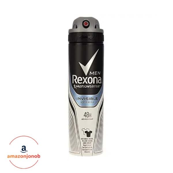اسپری ضد تعریق مردانه رکسونا مدل INVISIBLE ICE FRESH حجم 200mL — تصویر ۲