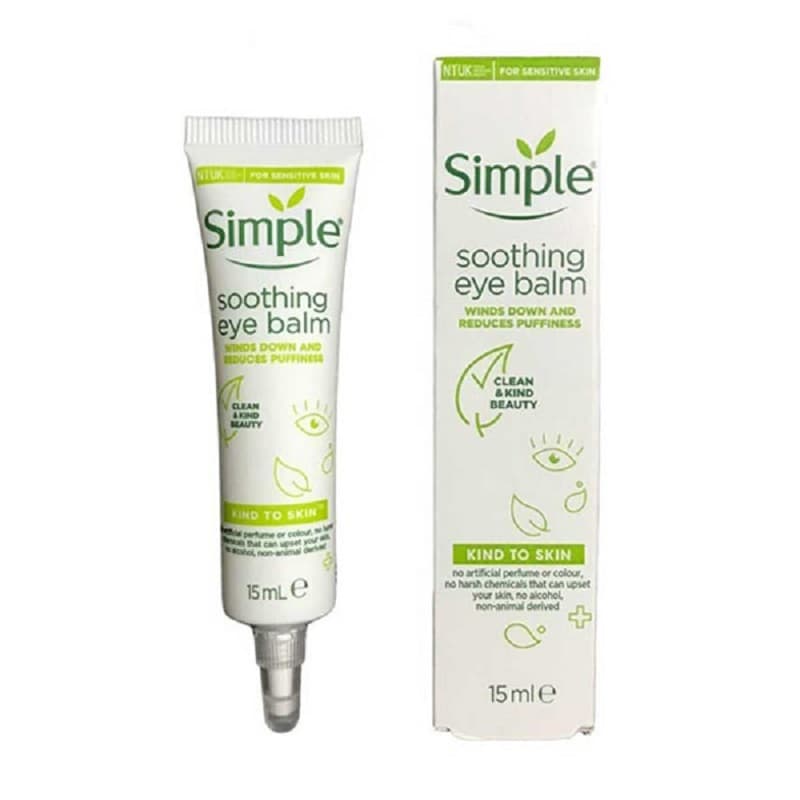 کرم دور چشم سیمپل مدل soothing eye balm حجم 15mL
