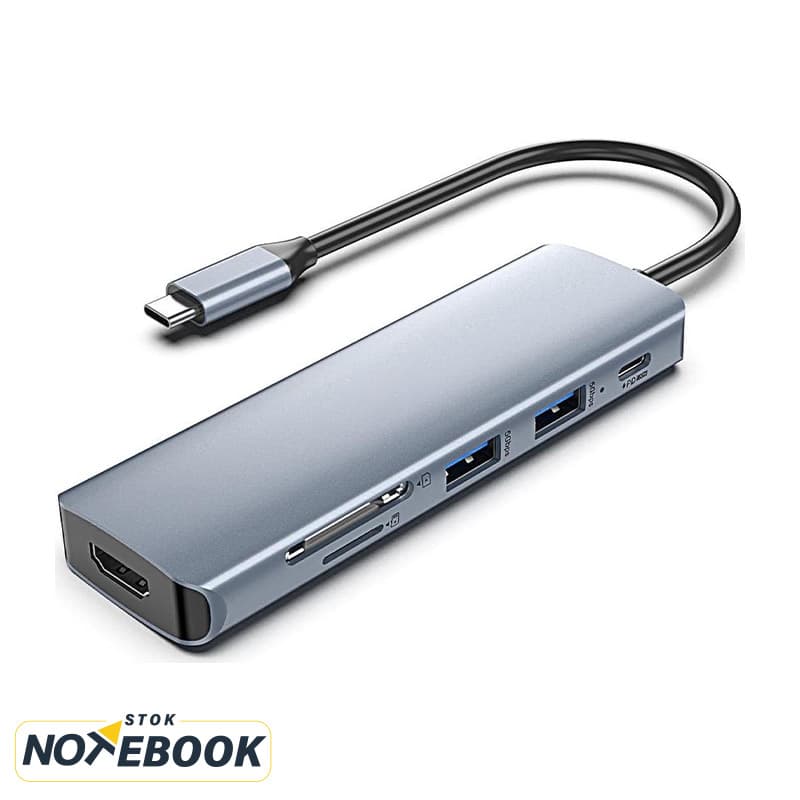 هاب 6 پورت USB-C مدل HB033 — تصویر ۹