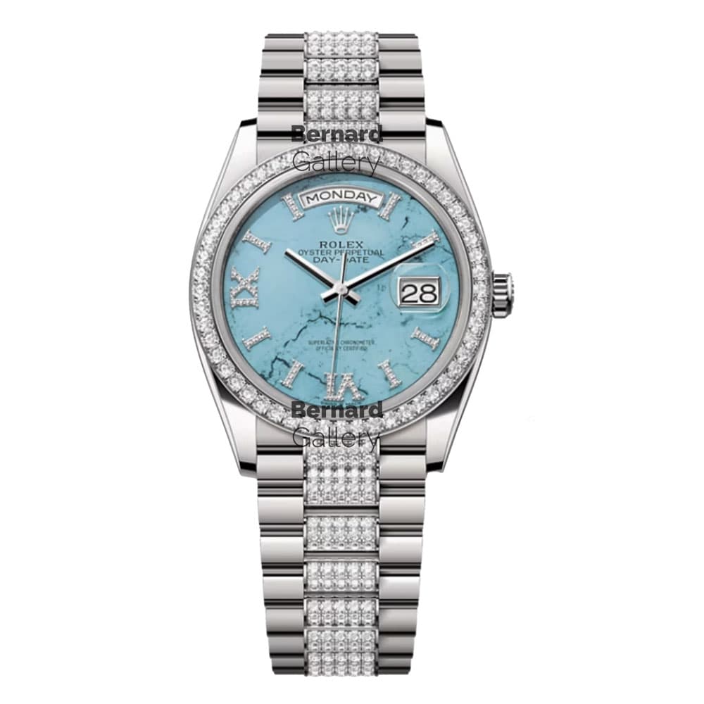 ساعت مچی رولکس Rolex Day-Date Diamond Pave — تصویر ۱۱