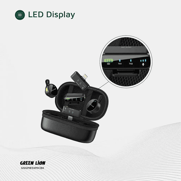 میکروفون بی سیم گرین لاین Green Lion GM-85X 3 In 1 Wireless Microphone — تصویر ۲
