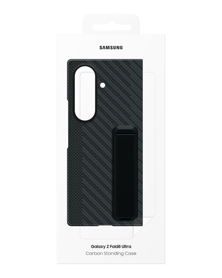 قاب محافظ مدل Carbon Standing Case مخصوص Samsung Galaxy Z Fold8 Ultra — تصویر ۶