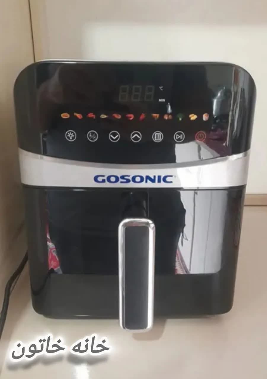 سرخ کن بدون روغن 9 لیتری گوسونیک مدل GAF-879 — تصویر ۹