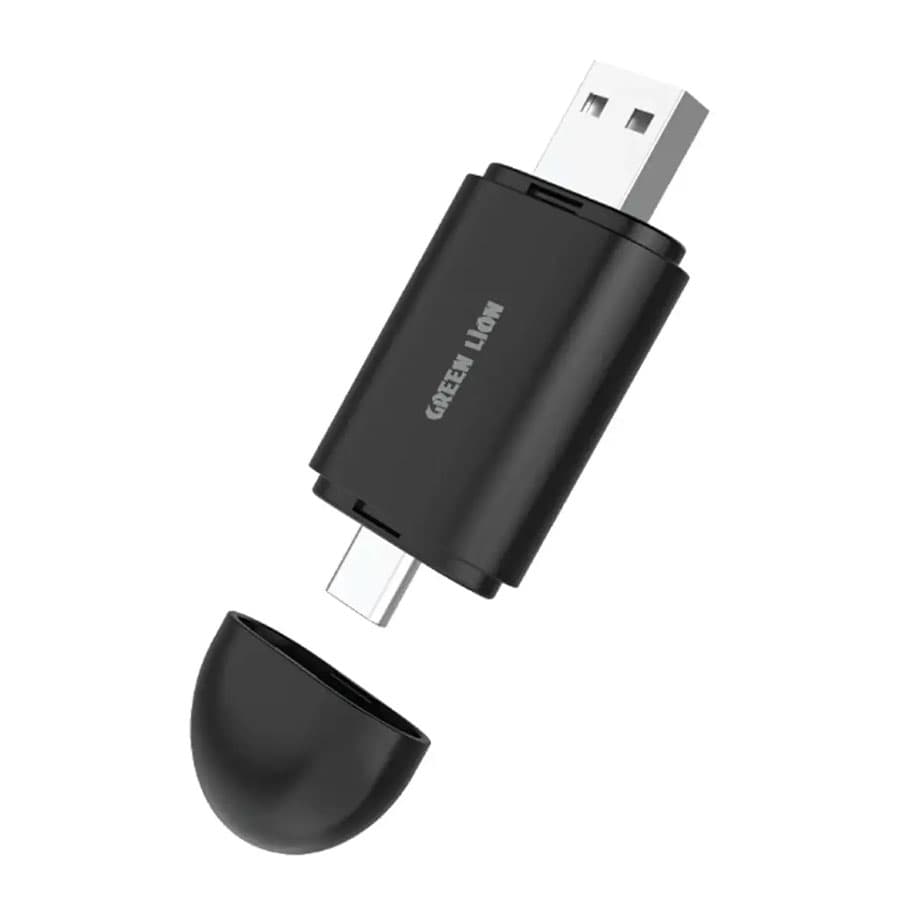 دانگل وایرلس کارپلی و اندروید اتو خودرو گرین‌ لاین Green Lion 2 In 1 Wireless Adapter CarPlay & Android Auto