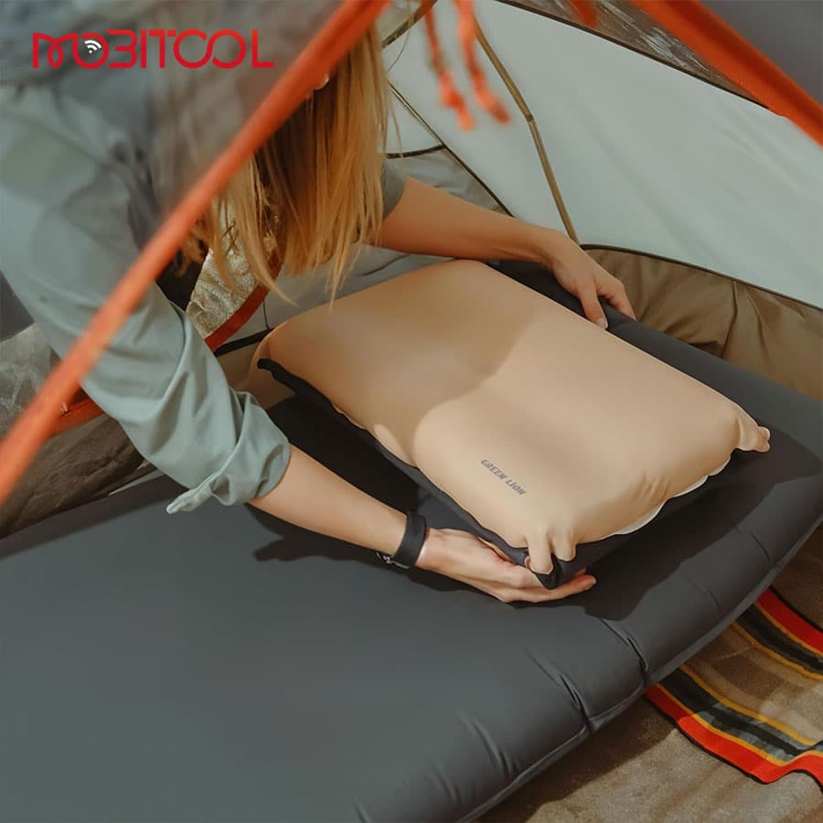 بالش بادی کمپینگ گرین Green Lion Inflatable Camping Pillow — تصویر ۷