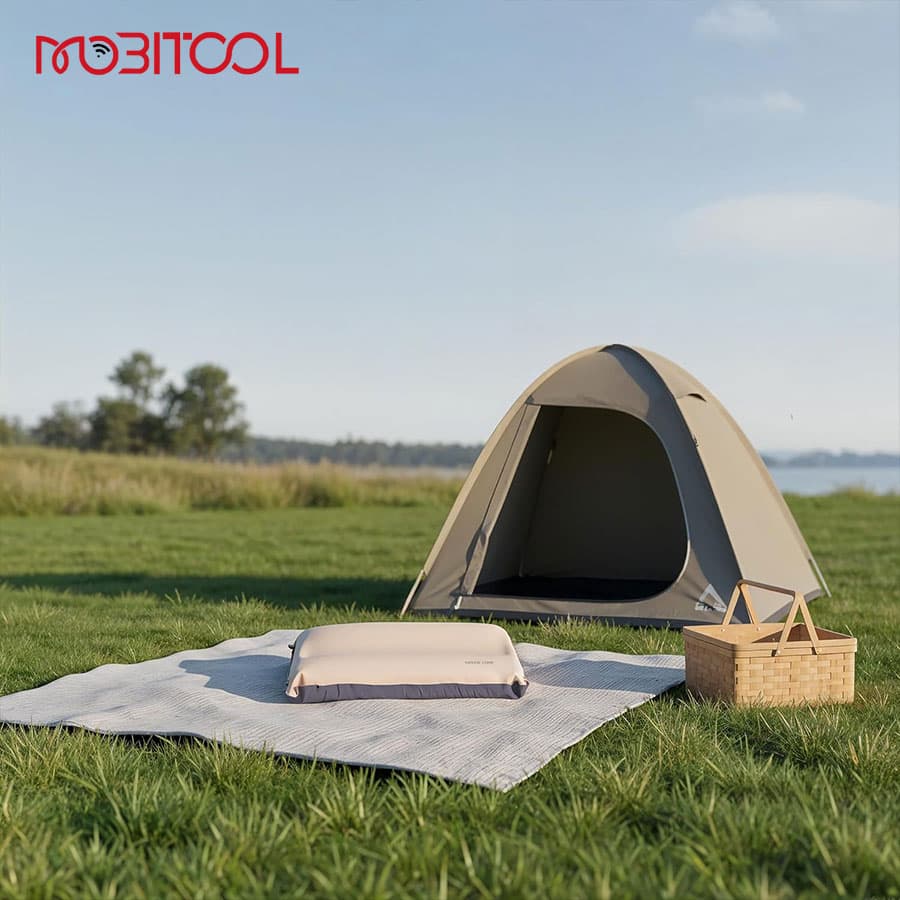 بالش بادی کمپینگ گرین Green Lion Inflatable Camping Pillow — تصویر ۵