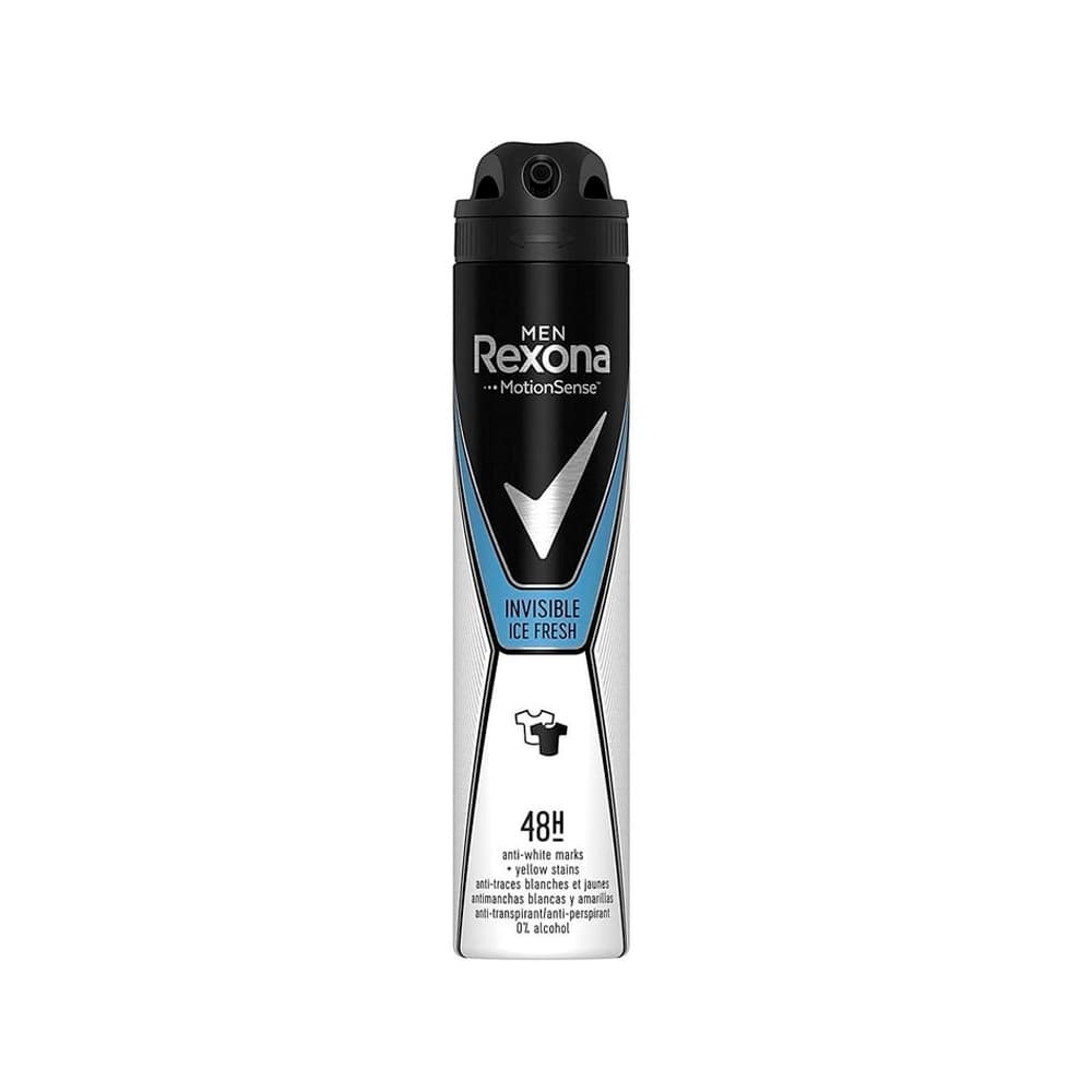 اسپری ضد تعریق مردانه رکسونا Rexona مدل Invisible Ice Fresh حجم 200 میل — تصویر ۲