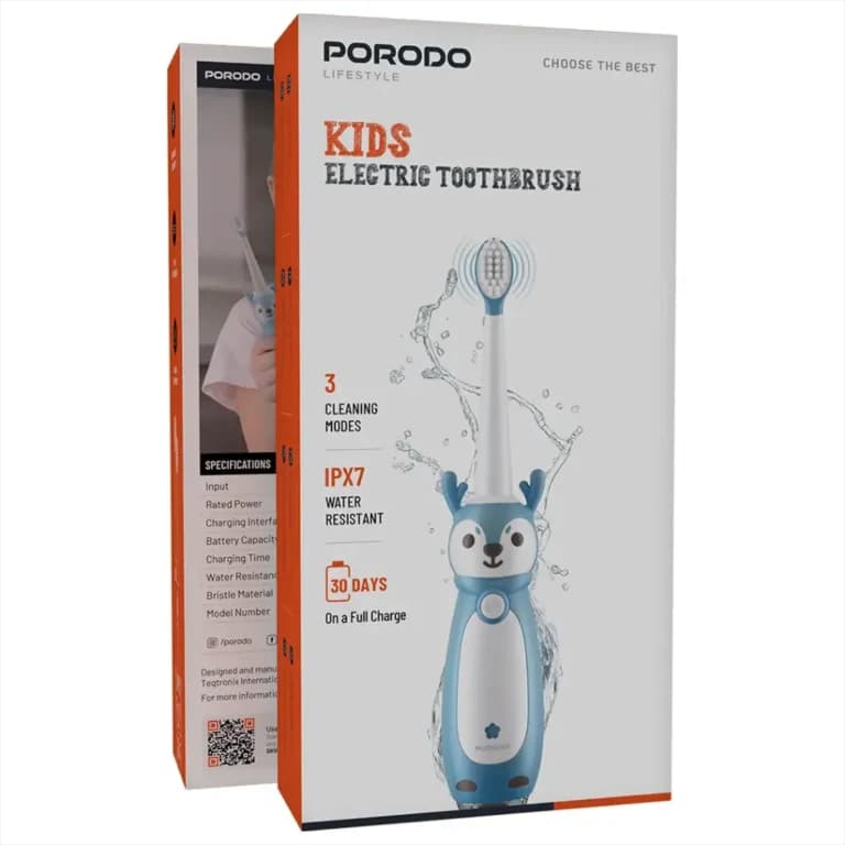 مسواک برقی کودکان پرودو Porodo Kids Electric Toothbrush — تصویر ۱۲