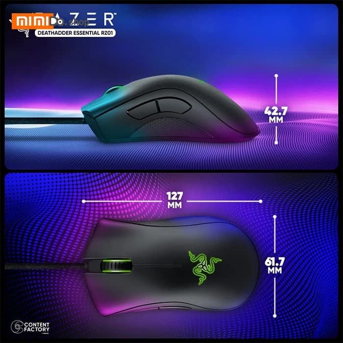 ماوس مخصوص بازی ریزر مدل DeathAdder Essential کیفیت مستر — تصویر ۴