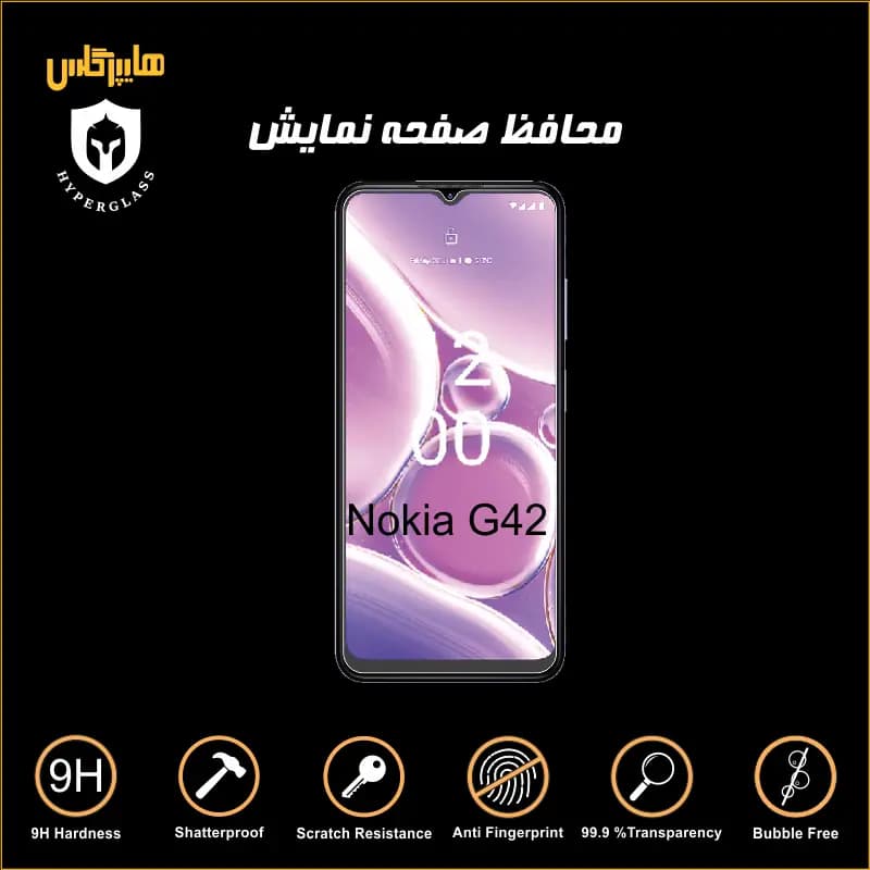 محافظ صفحه نمایش گوشی نوکیا Nokia G42 — تصویر ۳