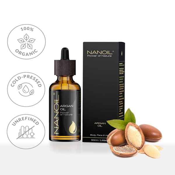 روغن آرگان مو،صورت و بدن نان اویل 50 Ml محصول انگلیس
