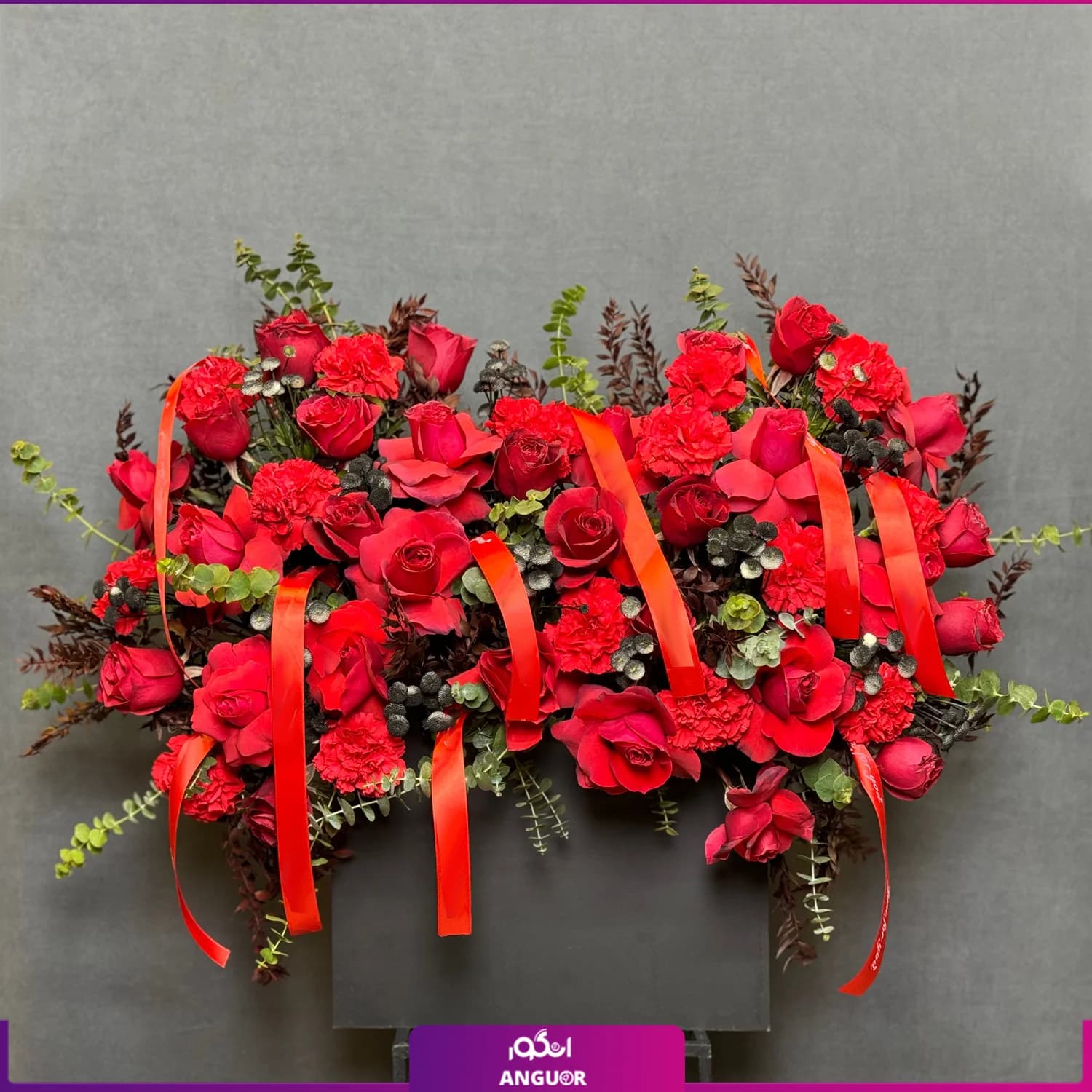 باکس گل 30 شاخه گل رز پر از عشق — تصویر ۲