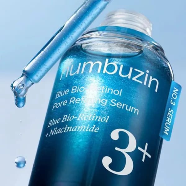 سرم بیو رتینول آبی و نیاسینامید نامبوزین Numbuzin Bio Retinol Pore Refining Serum 30Ml — تصویر ۱۱