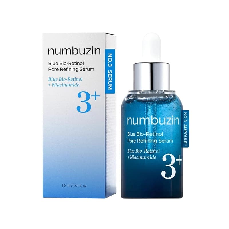 سرم بیو رتینول آبی و نیاسینامید نامبوزین Numbuzin Bio Retinol Pore Refining Serum 30Ml — تصویر ۹