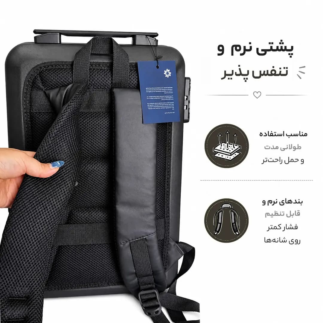 کوله پشتی مدرسه و دانشگاه مدل MS1090 — تصویر ۸