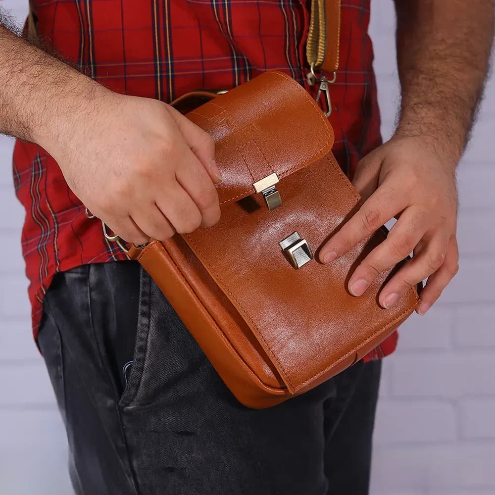 کیف رودوشی چرمسال مدل LBR042-S سایز کوچک — تصویر ۷