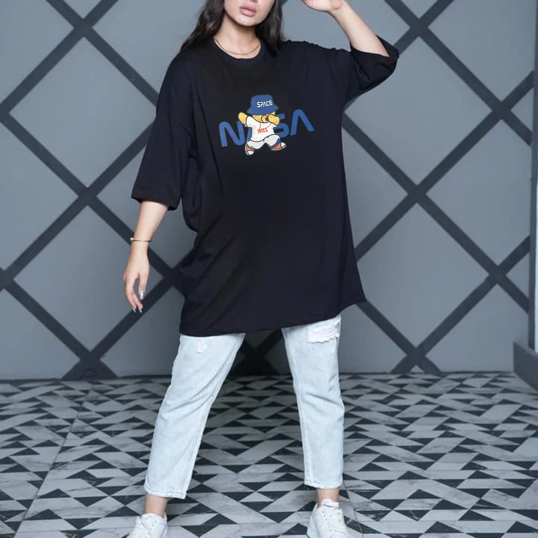 تیشرت زنانه لانگ مدل TL22139 — تصویر ۹