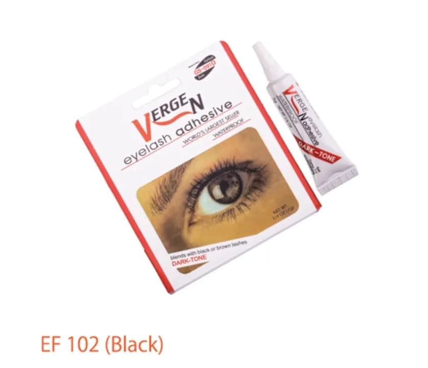 چسب مژه مشکی ورژن کد EF 102 — تصویر ۲