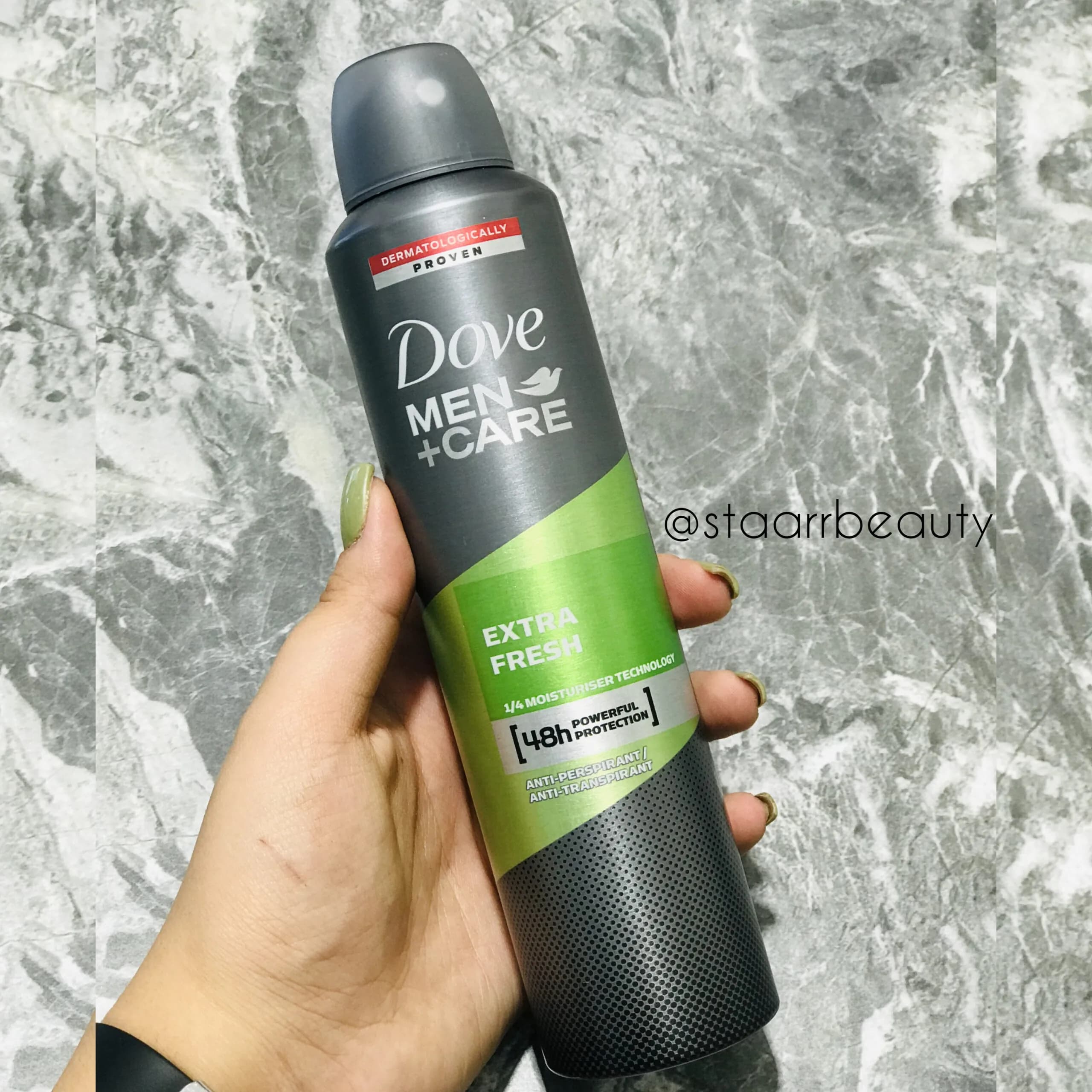 اسپری ضد تعریق مردانه داو در رایحه extra fresh — تصویر ۲