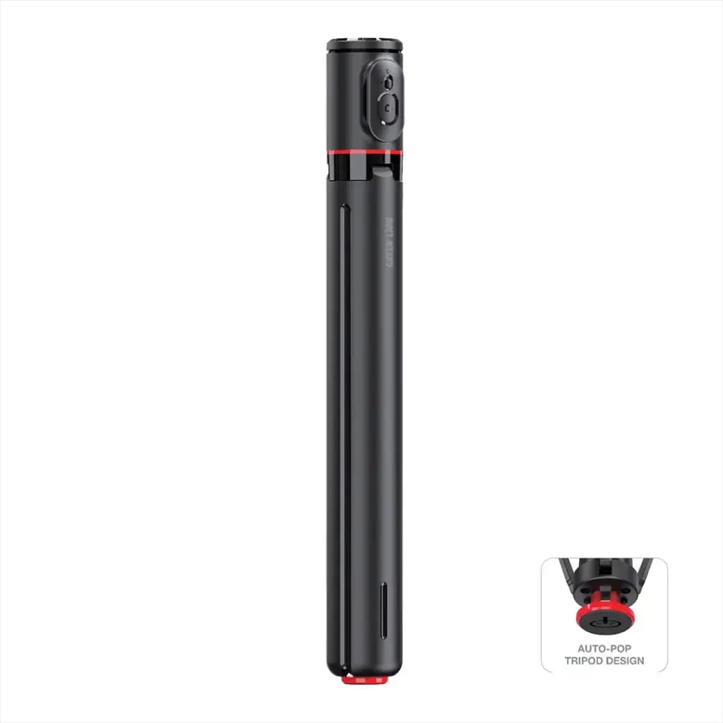 سه‌پایه و مونوپاد سلفی گرین لاین Auto Pop با ریموت مغناطیسی مدل GNAPPTDSBK