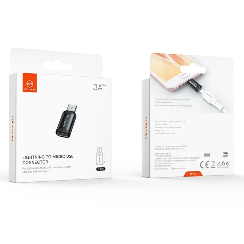 تبدیل لایتنینگ به Micro USB مک دودو مدل OT-7710 — تصویر ۴