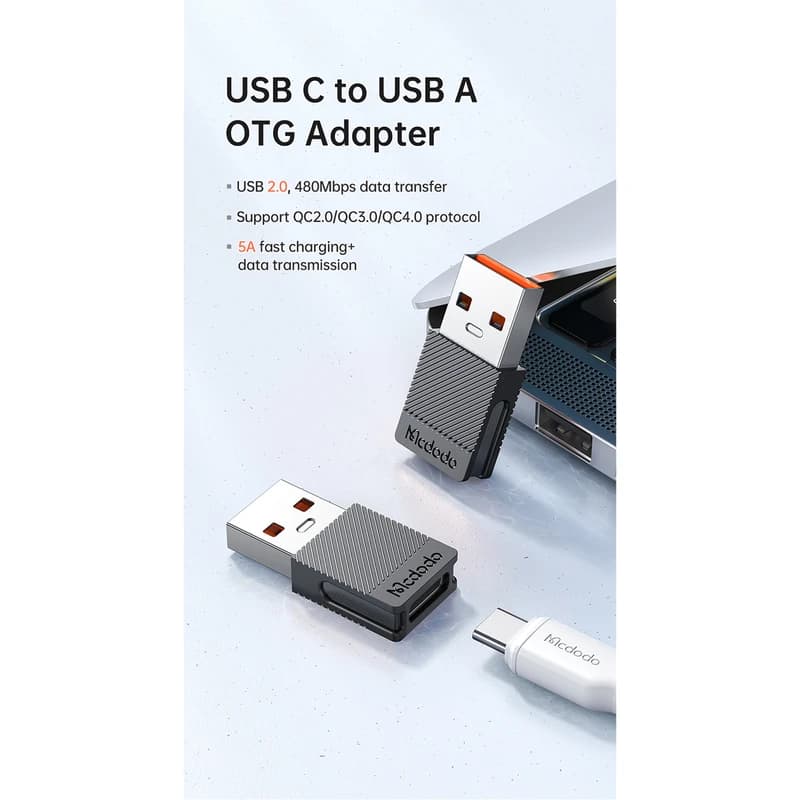 مبدل USB-A به Type-C مک دودو مدل OT-6970 — تصویر ۱۲