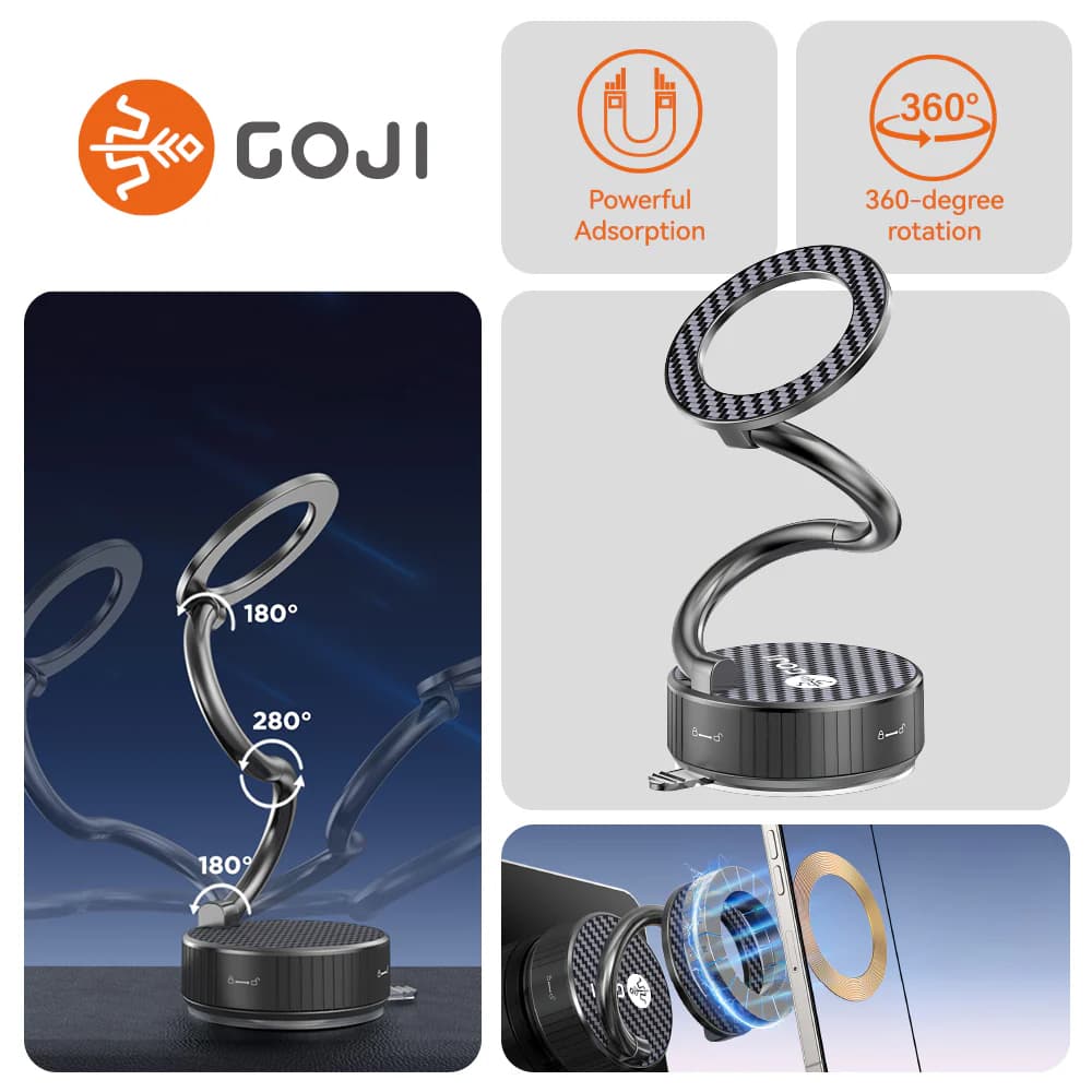 هولدر وکیومی گوشی موبایل GOJI مدل G14 — تصویر ۶