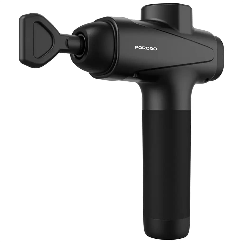 ماساژور تفنگی پرودو Multi‑Head Deep Massage Gun مدل PDLFSTNS066BK — تصویر ۶