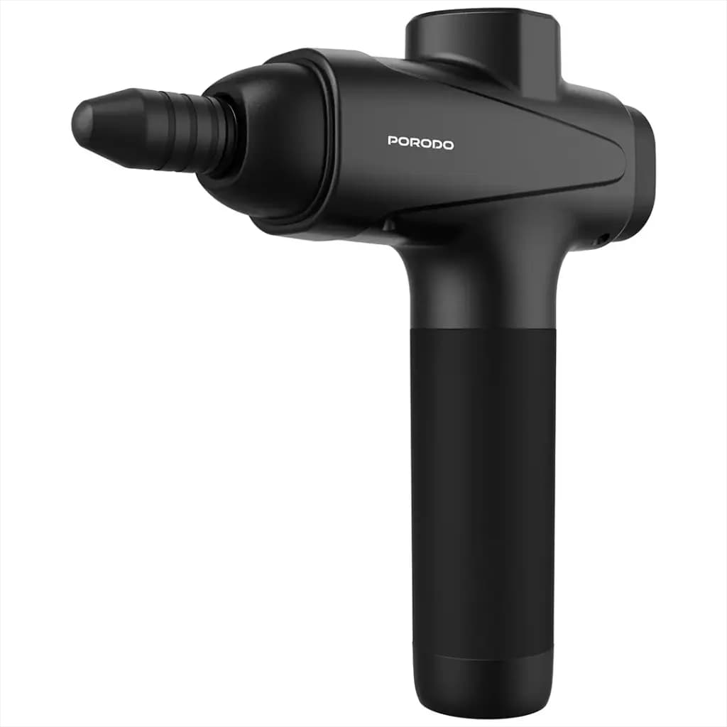 ماساژور تفنگی پرودو Multi‑Head Deep Massage Gun مدل PDLFSTNS066BK — تصویر ۵