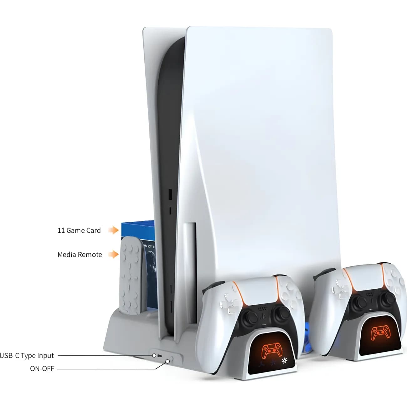 پایه پلی استیشن 5 دابی مدل TP5-3532B سازگار با PS5 و PS5 Slim — تصویر ۶