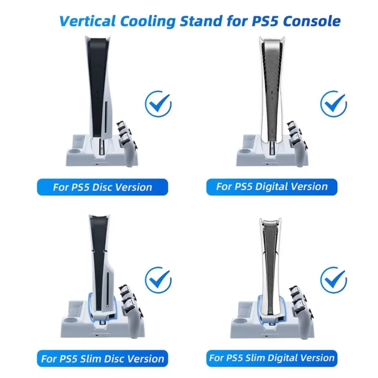 پایه پلی استیشن 5 دابی مدل TP5-3532B سازگار با PS5 و PS5 Slim — تصویر ۷