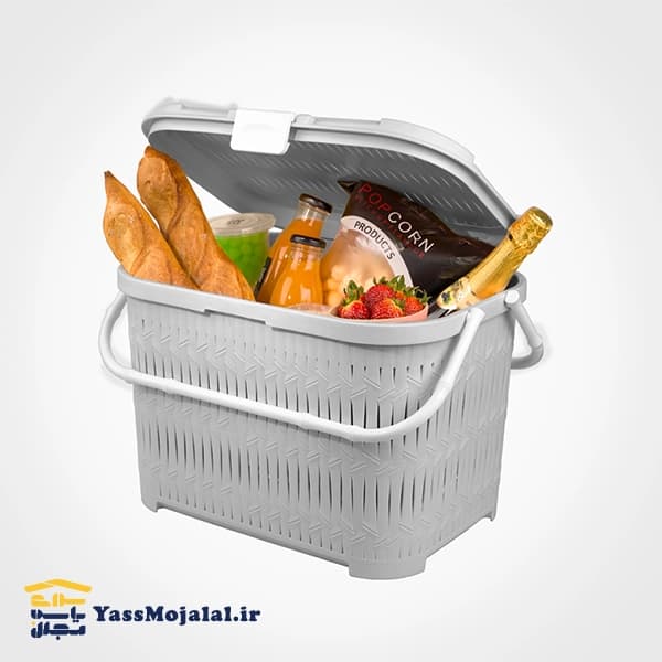 سبد پیک نیک دربدار کوتاه طرح بامبو لیمون — تصویر ۱۲
