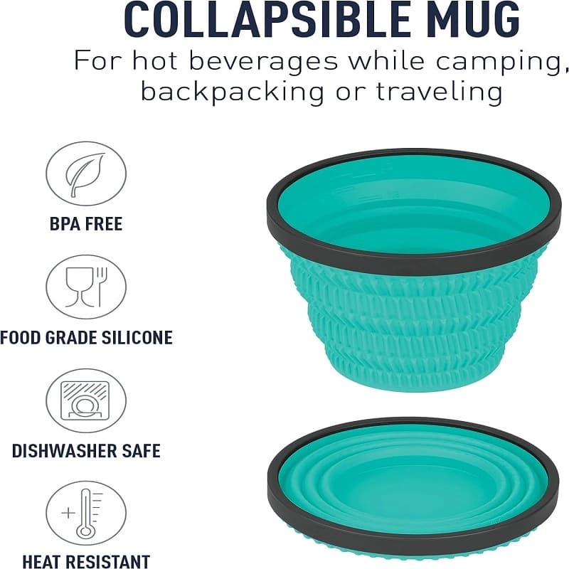 لیوان سیلیکونی سی تو سامیت مدل Sea to Summit X-Mug Cool Grip — تصویر ۸