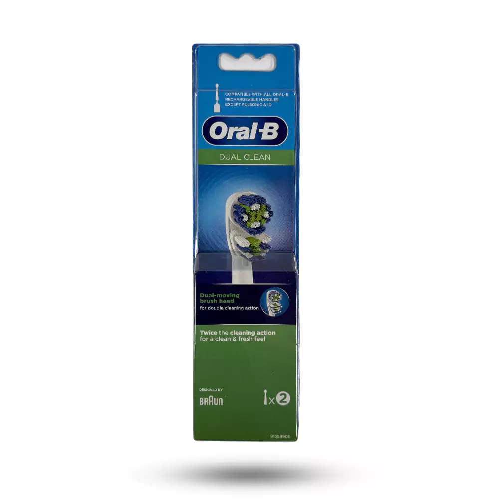 سری یدک مسواک برقی اورال بی مدل Dual Clean بسته 2 عددی — تصویر ۶