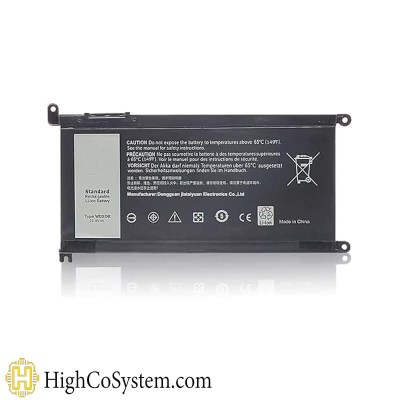 باتری لپ تاپ Dell Inspiron 5567 مدل WDXOR ظرفیت 3400mAh — تصویر ۱۰