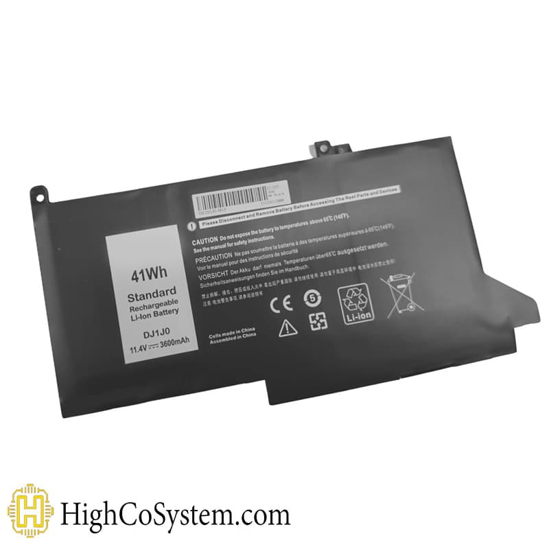 باتری لپ تاپ DELL LATITUDE 7280 مدل DJ1J0 — ظرفیت 3600mAh — تصویر ۹